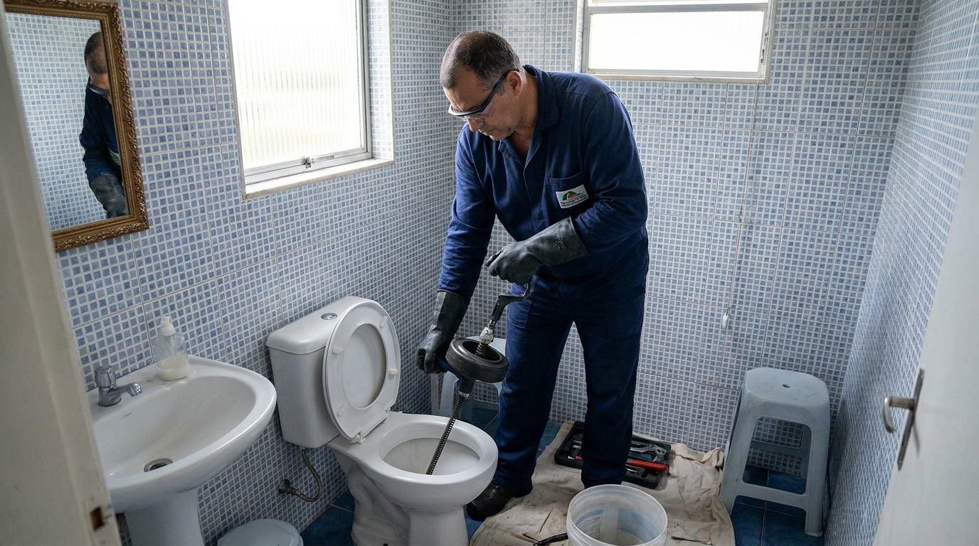 Desentupimento de vaso profissional em Campos dos Goytacazes‑RJ